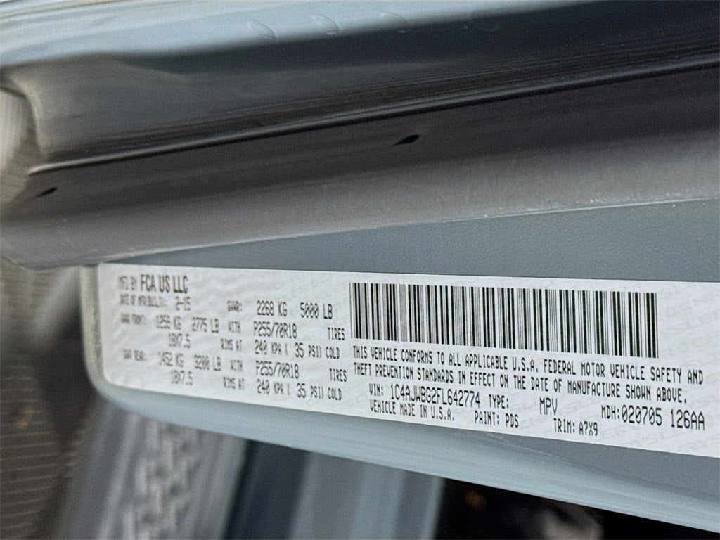 2015 Jeep Wrangler Sahara 2D