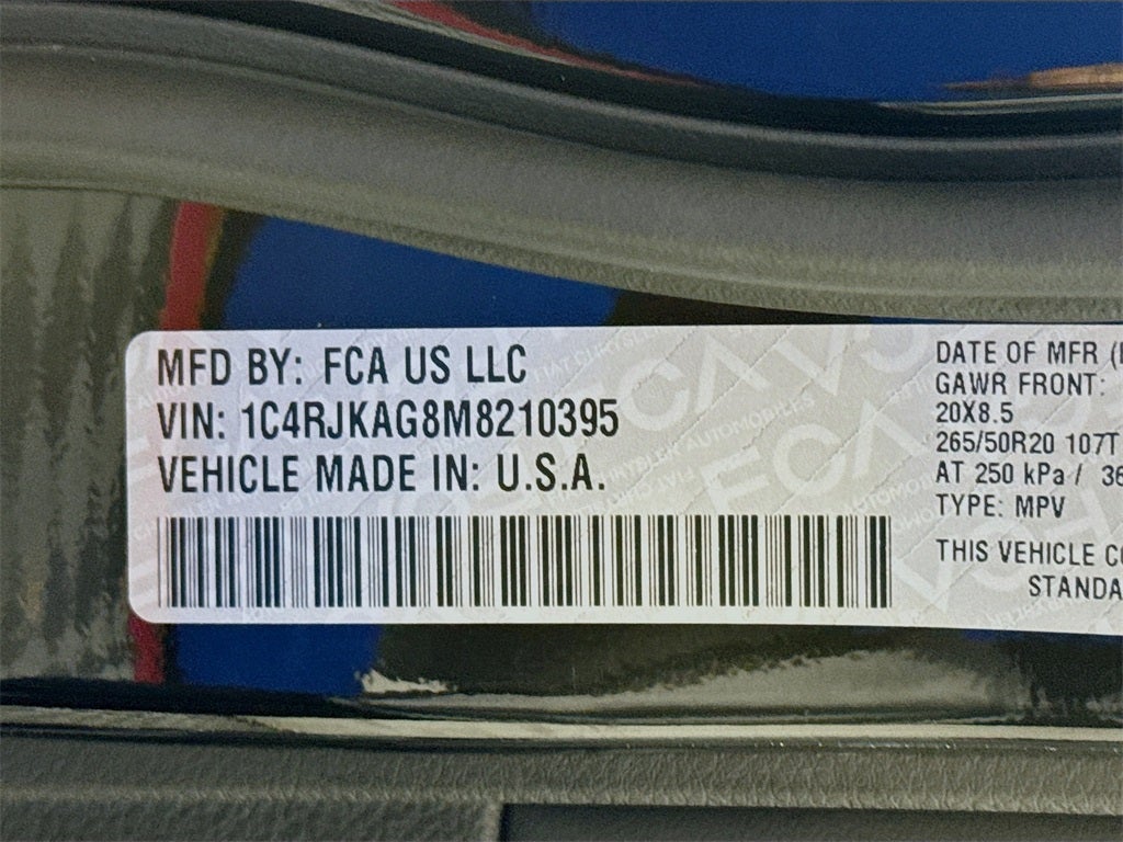 2021 Jeep Grand Cherokee L Altitude