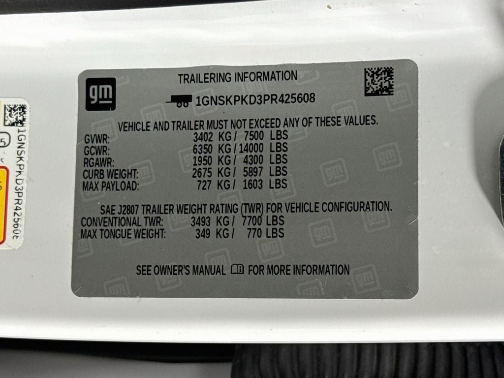 2023 Chevrolet Tahoe Z71 Luxury Package