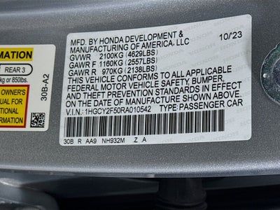 2024 Honda Accord Hybrid Sport