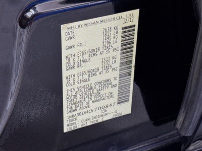 2012 Nissan Frontier SL