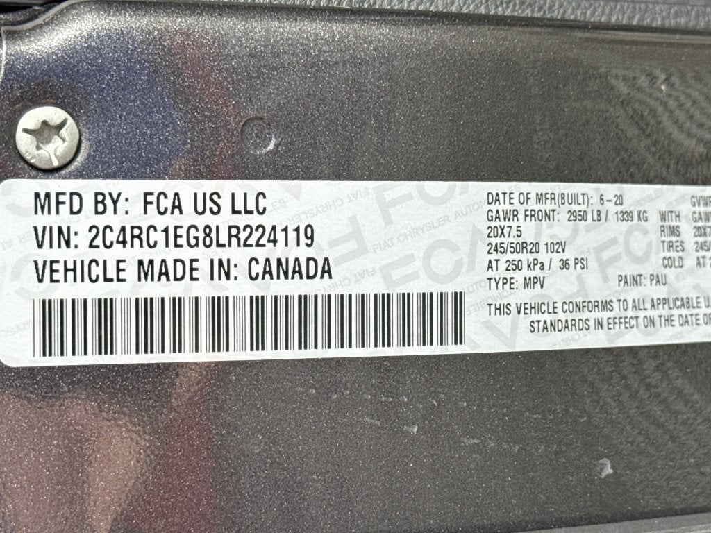 2020 Chrysler Pacifica Touring L Plus S-Appearance Package-27J