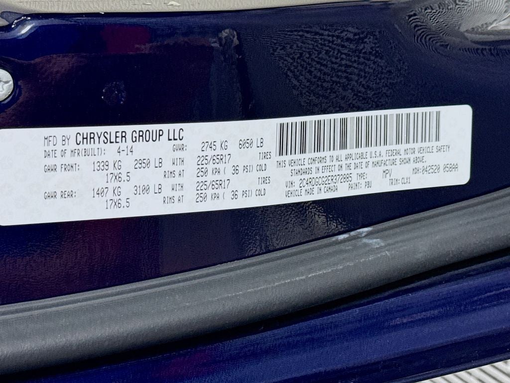 2014 Dodge Grand Caravan SXT 30th Anniversary