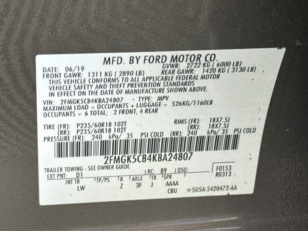 2019 Ford Flex SEL