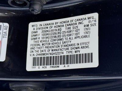 2016 Honda CR-V EX-L