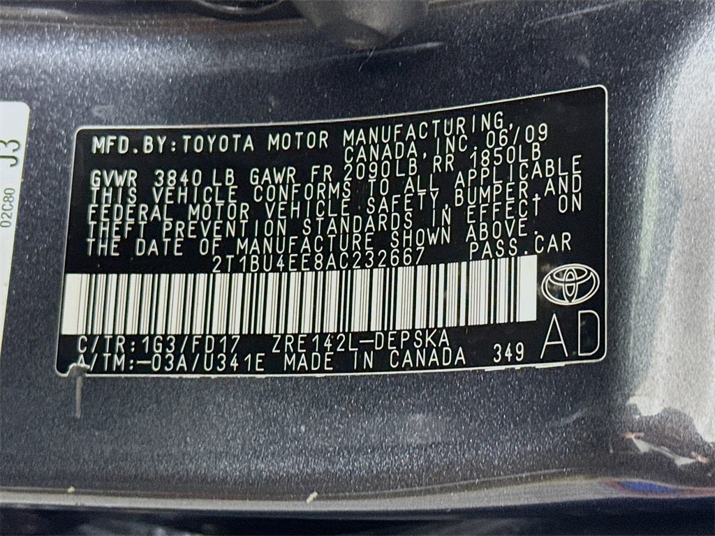 2010 Toyota Corolla S