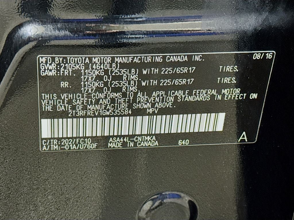 2016 Toyota RAV4 XLE