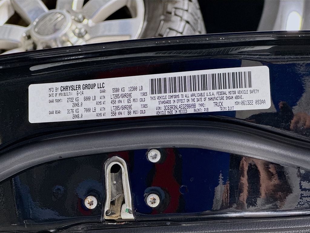 2014 RAM 3500 Laramie Longhorn/With fift wheel