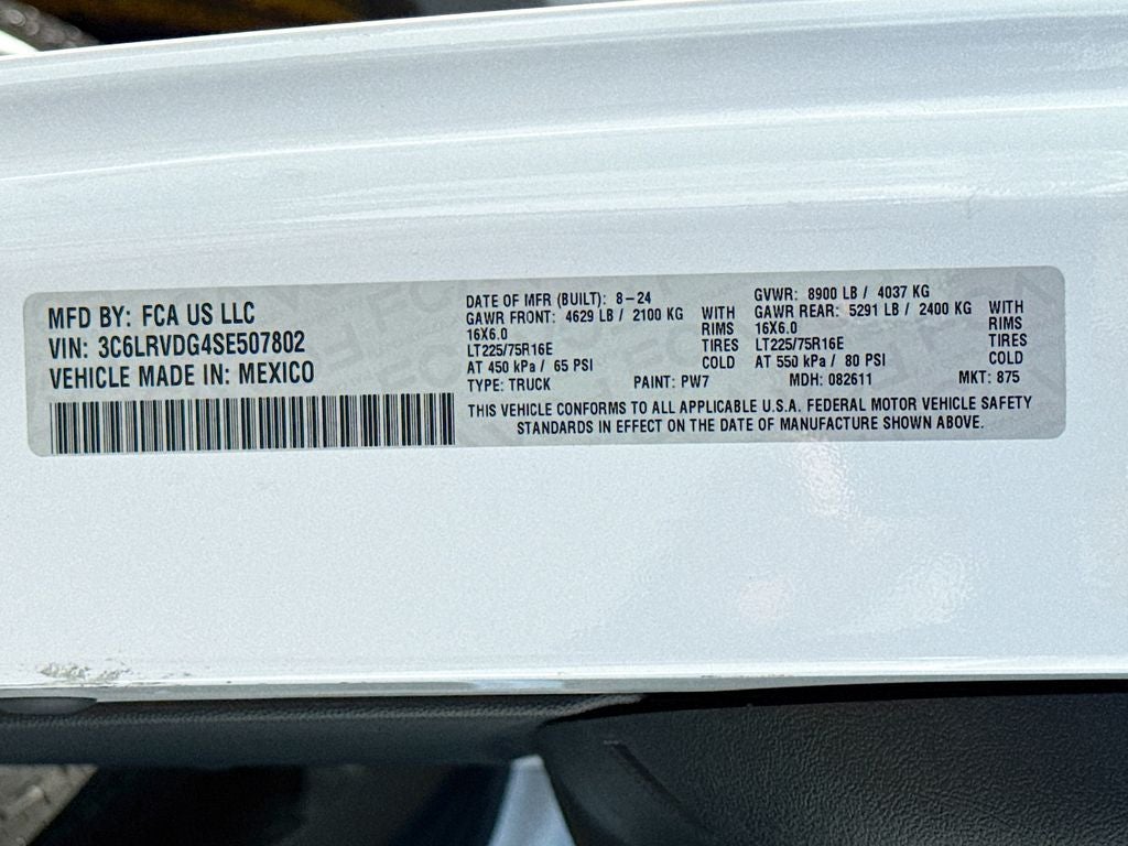 2025 RAM ProMaster 2500 High Roof