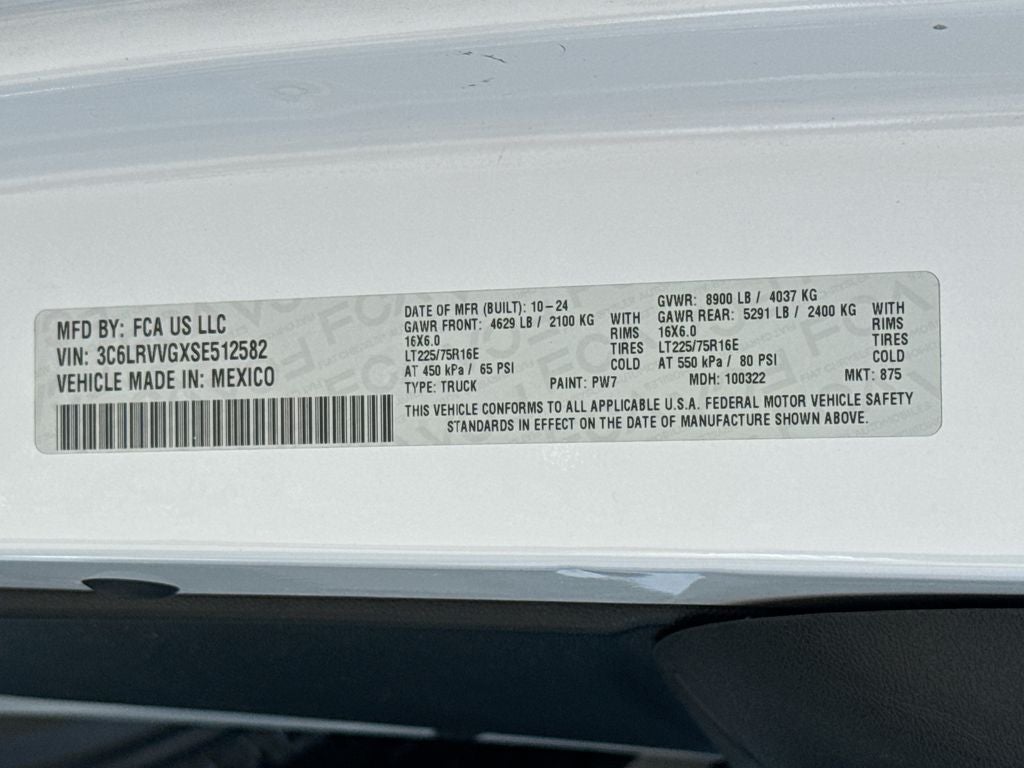 2025 RAM ProMaster 2500 Base