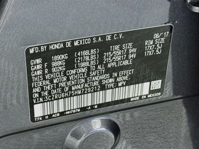 2017 Honda HR-V EX-L w/Navigation