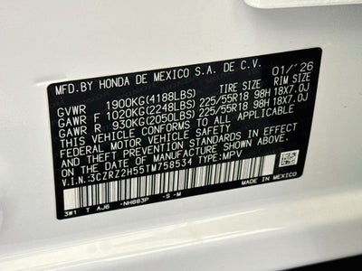 2026 Honda HR-V AWD-Sport