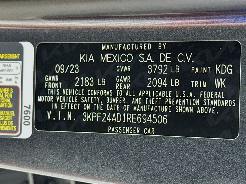 2024 Kia Forte LX