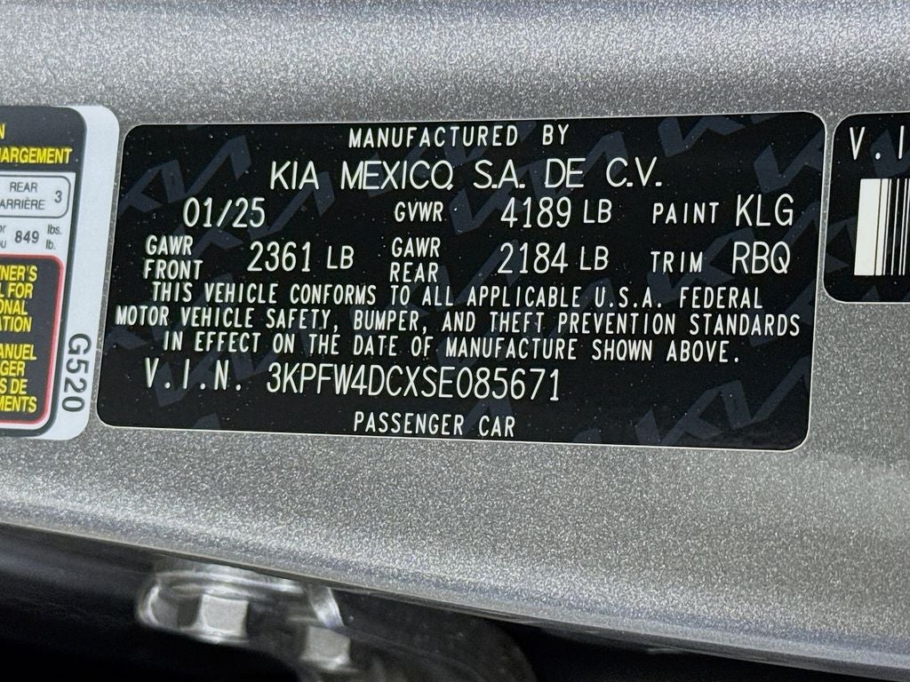 2025 Kia K4 GT-Line Turbo