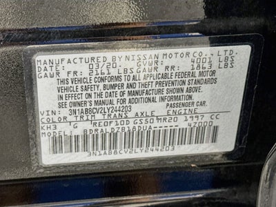 2020 Nissan Sentra SV