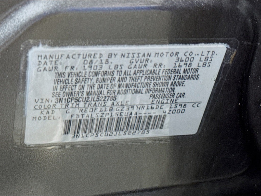 2018 Nissan Kicks SV