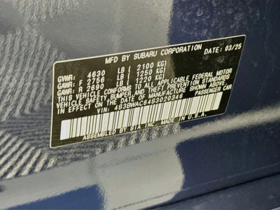 2025 Subaru Legacy Premium
