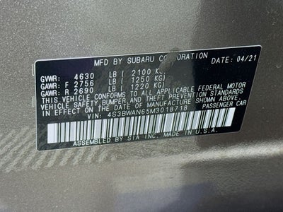 2021 Subaru Legacy Limited