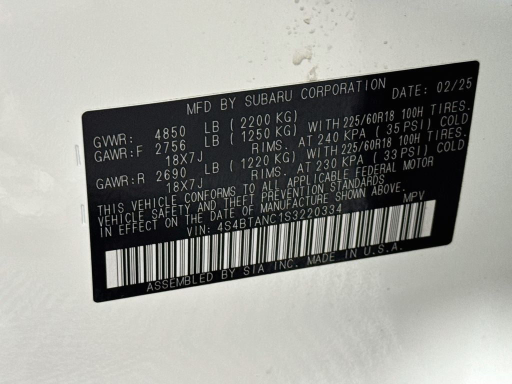 2025 Subaru Outback Limited