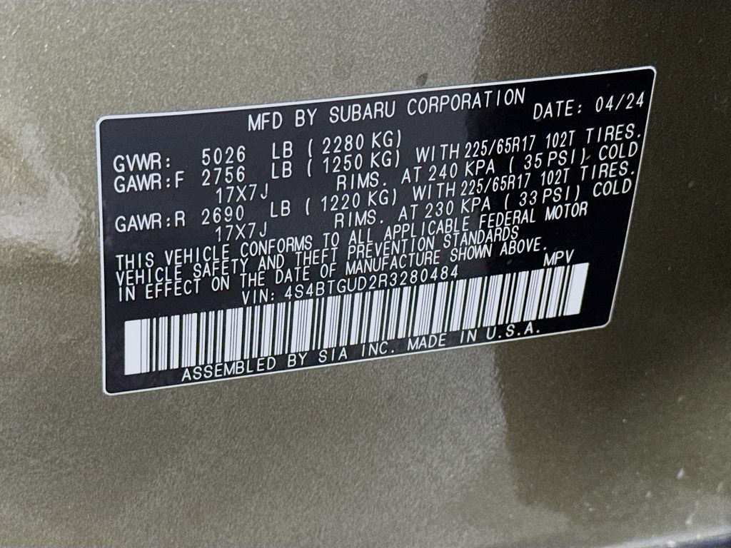 2024 Subaru Outback Wilderness