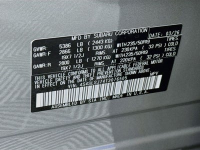 2026 Subaru Forester Sport Hybrid AWD