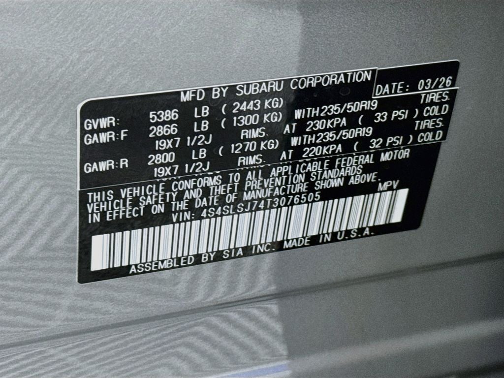 2026 Subaru Forester Sport Hybrid AWD