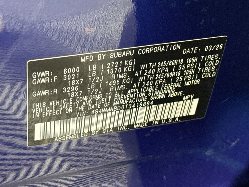 2026 Subaru Ascent Premium