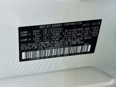 2019 Subaru Ascent Limited