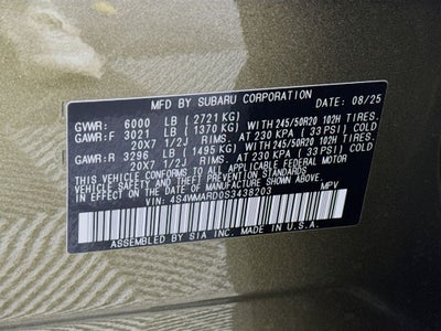 2025 Subaru Ascent Limited Bronze Edition