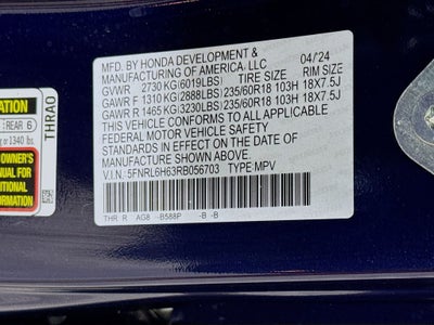 2024 Honda Odyssey EX-L