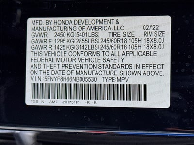 2022 Honda Passport TrailSport