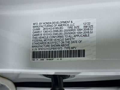 2023 Honda Pilot Sport