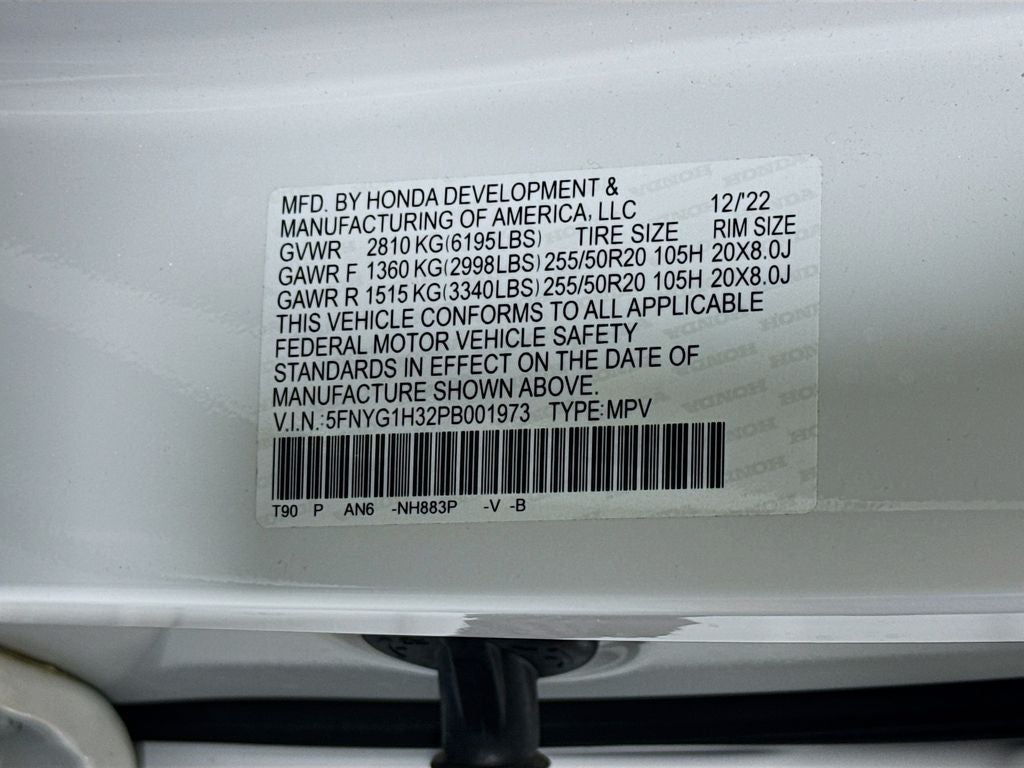 2023 Honda Pilot Sport