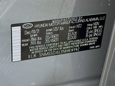 2022 Hyundai Santa Fe Calligraphy 4x4