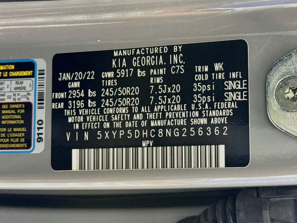 2022 Kia Telluride SX V6 AWD Nightfall Edition