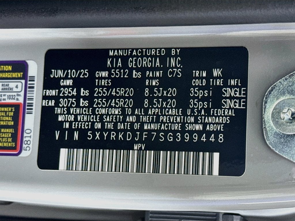 2025 Kia Sorento X-Line SX Prestige 2.5T AWD
