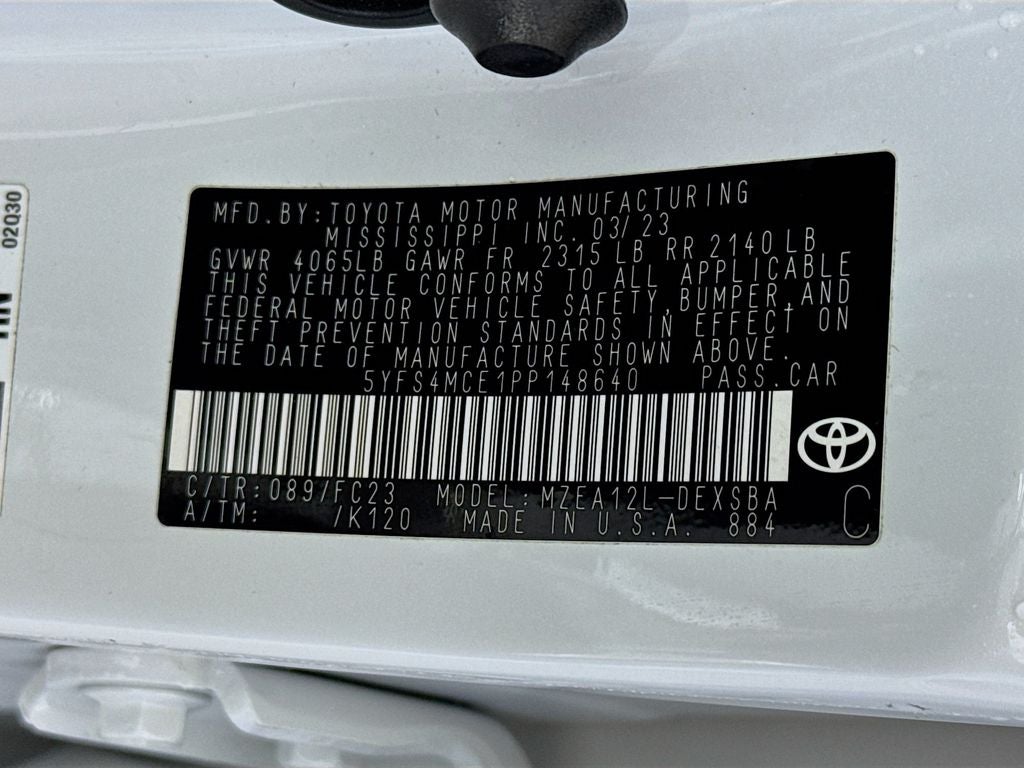 2023 Toyota Corolla SE