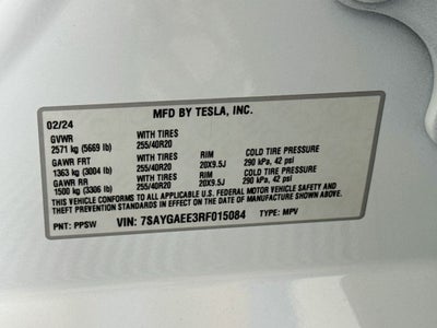 2024 Tesla Model Y Long Range