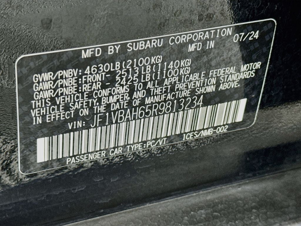 2024 Subaru WRX Premium
