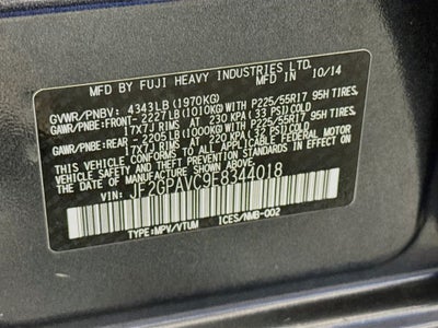 2014 Subaru XV Crosstrek Premium