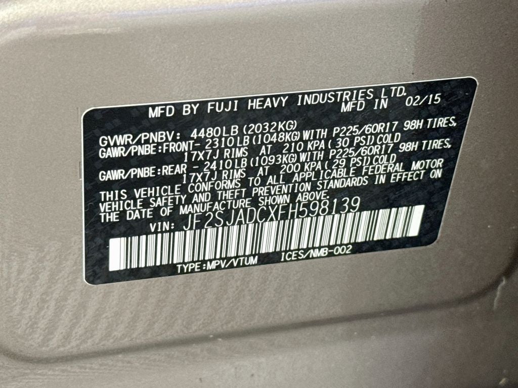 2015 Subaru Forester 2.5i Premium