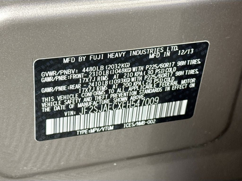 2014 Subaru Forester 2.5i Premium 5DR AUTO