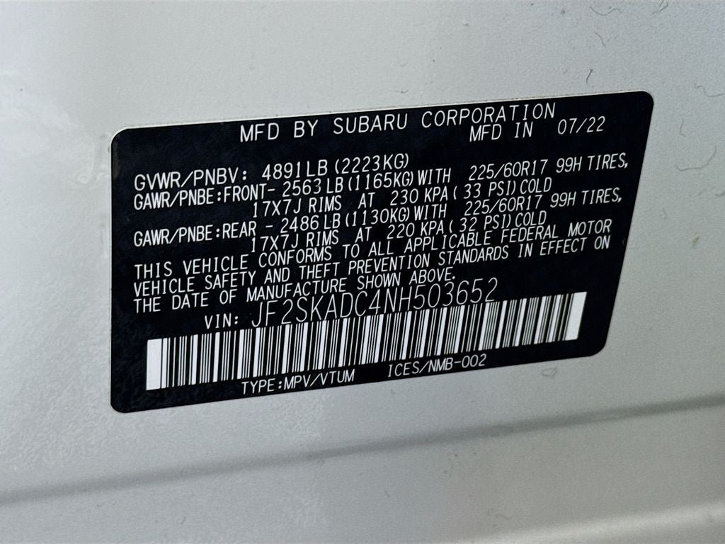 2022 Subaru Forester Premium