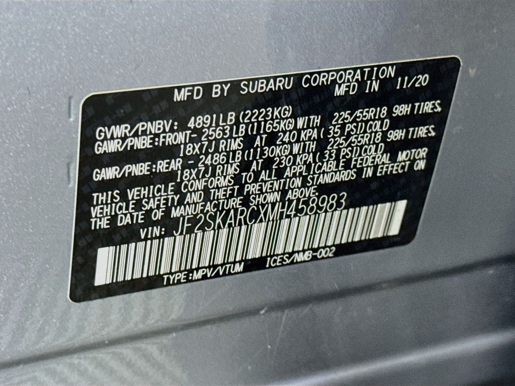 2021 Subaru Forester Sport
