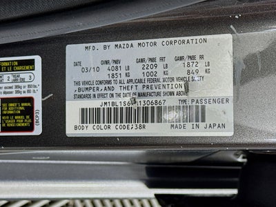 2010 Mazda Mazda3 S Sport