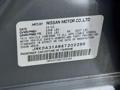 2004 INFINITI I35 Luxury