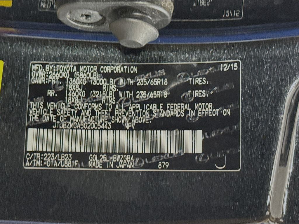 2016 Lexus RX 350 350 AWD