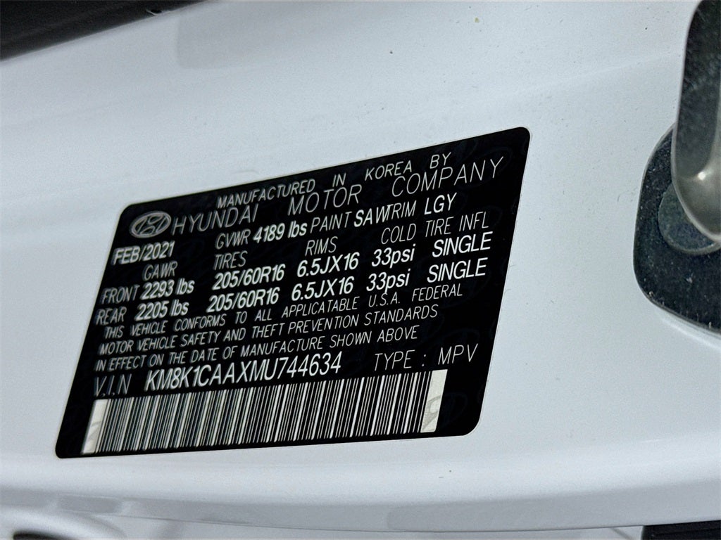 2021 Hyundai Kona SE