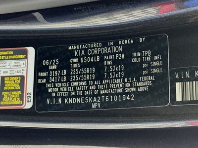 2026 Kia Carnival MPV Hybrid SX