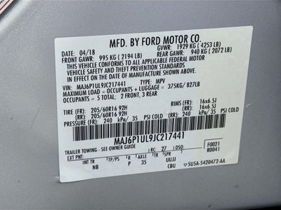 2018 Ford EcoSport SE